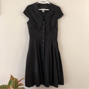Pinup couture Black Polka Dot Dress